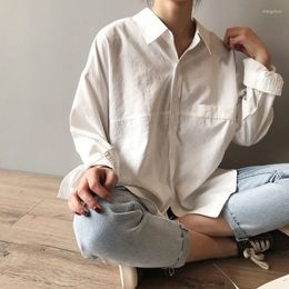 Women's Blouses Spring Vintage Blouse Women Cotton Feel Shirt Imitation Suede 2023 Autumn Long Sleeve Shirts Solid Oversize Tops All Match