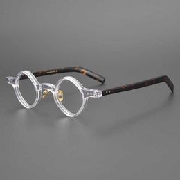 Top Luxury Designer Sunglasses 20% Off Collection Japanese handmade irregular shaped Republic of China style plate with myopia glasses frame