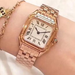 Lady rectangular quartz watch Stainless Steel Sliding Buckle womens gold watches Sapphire Luminous Watch Montre de Luxe Designer Wristwatches Valentine's gift