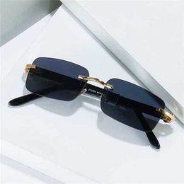 40% OFF Luxury Designer New Men's and Women's Sunglasses 20% Off card frameless bag flower tide square trimming optical glassesKajia