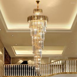 Chandeliers 2023 Wholesale Decorative El Indoor Living Room Pendant Modern Chandelier Big Size Luxury Crystal Led