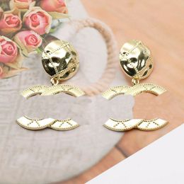 Charm Classic Classic C-Letter Designer Stud arrings Bright Luster Enster Consring for Women Hights Hights Jewelry Excaptory Higtory Y240429