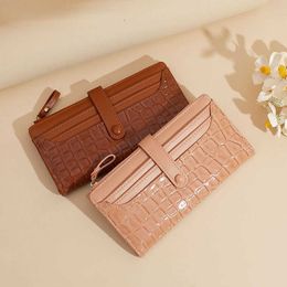 Wallets Women's Wallet Long Style Clutch Bag Ladies Card Bag Zipper Design Short Purses Female Money Clips Wallet for Women 2022 New G230327