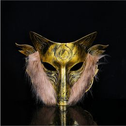 Party Masks Adult Masquerade Festival Plastic Animal Hair Mask Wolf Head Werewolf Killing Mask Masquerade Mask Scary Mask Halloween Mask 230327