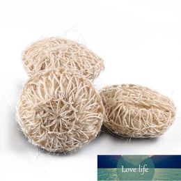 Sisal Bath Sponge Natural Organic Handmade Planted Based Shower Ball Exfoliating Crochet Scrub Skin Puff Body Scrubber Factory price