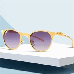 Designer Men's and Women's Beach Couple Sunglasses 20% Off head full round cat's eye glasses metal optical frame