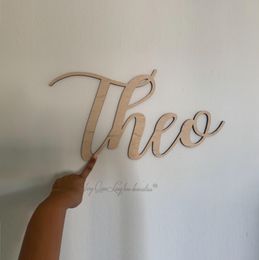 large size Personalized Wooden Name Sign Wood Letters Wall Art Decor for Nursery or Kids Room 230327