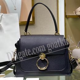 Bolsa Tess Pequena Bolsa de Couro Brilhante Camurça Bolsas Transversais Bolsas de Ombro de Luxo Designer Bolsa Feminina Designer Carteira Feminina Couro Genuíno de Alta Qualidade