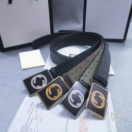 Men belt Belts for Women Designer Genuine Leather Belts cintura ceinture 3.8 cm With box Fashion buckle jd1534