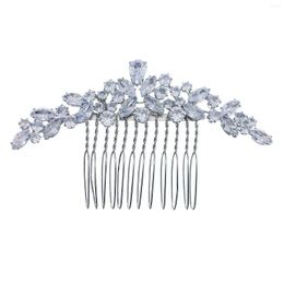 Headpieces Flower Girls Hair Comb Headpiece Luxurious Styling Tool Accessories For Birthday Stage Party Show Dress Up