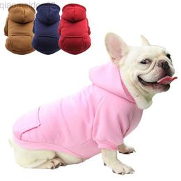 Dog Apparel Cheap Dog Hoodie Winter Warm Dog Clothes for Small Medium Dogs French Bulldog Coat Puppy Cat Jacket Chihuahua Yorkie Pet Costume AA230327