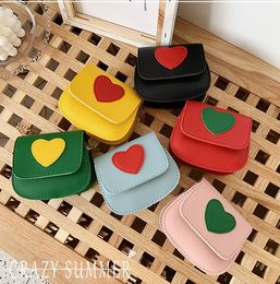 Children handbag 2023 girls one shoulder bag peach heart baby crossbody bags girls accessories purse