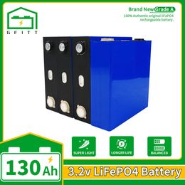 NEW 3.2V Lifepo4 130Ah Battery Lithium Iron Phosphate Campers Rechargeable Golf Cart Off-Road Off-grid Solar Wind Storage System