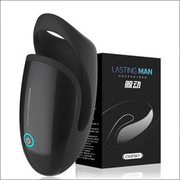 Masturbators Glans Stimulate Penis Vibrator 10 Speed Male Masturbator Penis Delay Trainer Adult Endurance Exercise Sex Toys For Men Masturbat 230327