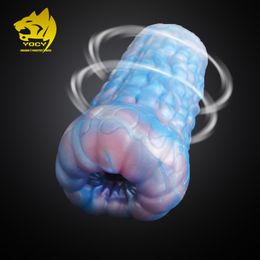 Masturbators YOCY Realistic Animal Jellyfish Men Masturbators Anal Sex Soft Silicone Gay Women Masturbation Tight Anus Sex Toy For Adult 18 230327