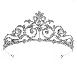 Headpieces Adult Princess Crown Headwear Semicircle Hair Accessories With Rhinestones For Masquerade Ball Banquet Cosplay SAL99