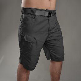 Men's Shorts Summer Men Cargo Shorts Tactical Short Pants Waterproof Quick Dry Multi-pocket Shorts Men's Outdoor Clothes Hunting Fishing 230327
