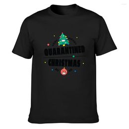 Men's T Shirts Very Merry Quarantined Christmas 2023 Shirt Short Sleeve Famous Over Size S-5XL Printing Natural Authentic Costume