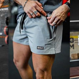 Men's Shorts Summer New Style Casual Men Breathable Quick-Drying Outdoor The Beach Training Pants The Gym Bodybuilding Zip Pocket Shorts W0327