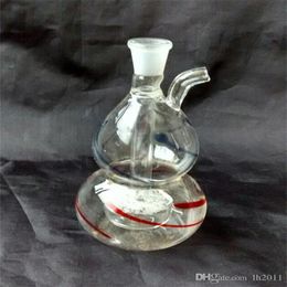 Hookahs The sand core of water bottle gourd Wholesale Glass bongs Oil Burner Glass Water Pipes Oil