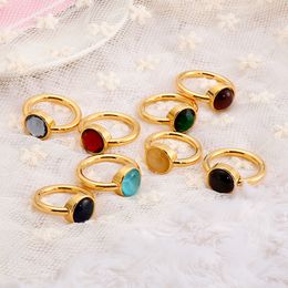 Band Rings Bohemian Women's Stone Ring Exquisite Romantic Anniversary Gift For Best Friend Popular Jewelry G230327