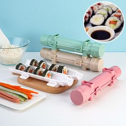 Sushi Tools Quick Diy Sushi Maker Roll Rice Machine Mould Bazooka Roller Kit Vegetable Meat Rolling Tool Diy Kitchen Tools Accessories 230327