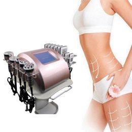 6 In 1 ultrasonic cavitation fat slimming machine lipo laser slimming radio frequency skin tightening beauty equipment