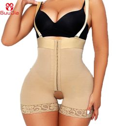 Waist Tummy Shaper GUUDIA Open Bust Bodysuits Tummy Control Panties with Removable Straps High Waist Shaper Panties Open Crotch Women Shapewear 230327