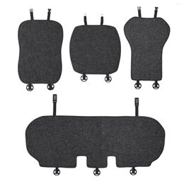 Car Seat Covers Automobile Cover For Byd Atto 3 Yuan Plus Grey Four Seasons Used Breathable Linen Material Accessory