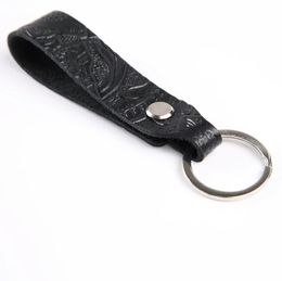 Leather Keychain Pendant Automotive Personalised Leather Key Rope Waist PU keychain Accessories