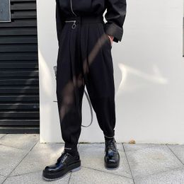 Men's Pants Harajuku Zipper Designer Harem Men Streetwear Casual Joggers Mens Cotton Sweatpants Ankle-length Trousers