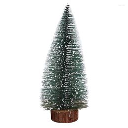 Christmas Decorations 5pcs 10cm Mini Tree Artificial Trees Tabletop Assorted Pine Xmas Decoration For Home