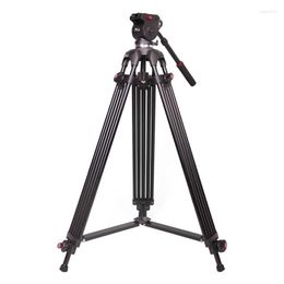 Tripods JY0508B 1.8m Camera Tripod Foldable Telescoping DSLR Camcorder Video Po With Fluid Drag Head Padded Bag