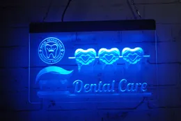 LD5196 LED Strip Lights Sign Dental Care 3D Engraving Free Design Wholesale Retail