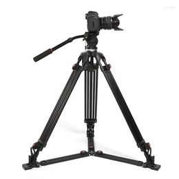 Tripods JIEYANG JY0508AD Camera SLR Ground Extension Hydraulic Damping Low Angle Professional Triangulation CD50