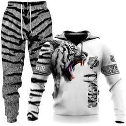 Men and Women 3D Printed Pennywise Casual Clothing Wolf Fashion Sweatshirt Hoodies and Trousers Exercise Suit 004