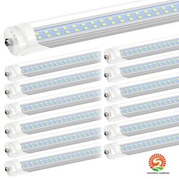 8ft fluorescent tubes FA8 led tube lights 2400mm 8 ft t8 t10 t12 Single Pin 36W 45W 72W 144W door cooler bulbs lights replacement 90W shops garage warehouse