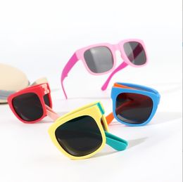 Kids heatwave Sunglasses Folding Sunglasses Boys Girls Brand Design Square Glasses Children Eyewear Baby Shades Outdoor Protection UV400