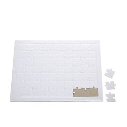 Sublimation Blanks A4 70 Pcs Jigsaw Puzzles With Frame For Diy Custom White Cardboard Heat Transfer Blank Puzzle D Dhmfa