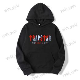 Erkek Hoodies Sweatshirtler Trapstar Erkekler Hoodie Set Moda Erkek Kadın Sokak Giyim Erkek Sweatshirt T230327