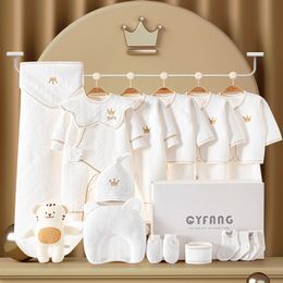 Piżama urodzona odzież dla niemowląt 15171820 sztuk 03 Memonts 100 Cotton Ubrania dla dzieci garnitur unisex niemowlę dzieci set 230327