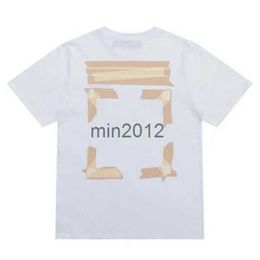 Men's T-Shirts printed shirts Irregular Arrow Summer Finger Loose Casual Short Sleeve for Men and Women Printed Letter