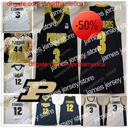 Custom Purdue Boilermakers 2022 Basketball Jersey #23 Jaden Ivey 15 Zach Edey 50 Trevion Williams 3 C. Edwards 15