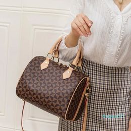 Evening Bags Boston Shoulder For Women 2023 Plaid Luxury Crossbody Shopper Fashion And Vintage Pu Leather Ladies Female Handbags