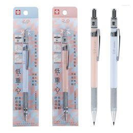 Mechanical Pencil 2.0 Mm Set Metal Drafting For Art Drawing Writing Sketching Construction Cute Stationery