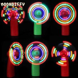 Led Rave Toy Luminous s New Portable Mini Fan Children s Plastic Kids Educational Gift Party Summer s Baby Hand Cooler Y2303