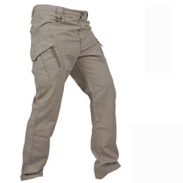 Men's Pants Men Pants Militari Tactic Army Cargo Pants Multi Pockets Safari Style Trousers Waterproof Male Streetwear Hiking Plus Size S-6XL 230327