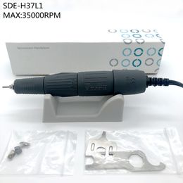 Nail Art Equipment Drill Pen 35000RPM SDE H37L1 Handpiece For STRONG210 90 204 Marathon Electric Manicure machine Nails Drill handle Nail Tool 230325
