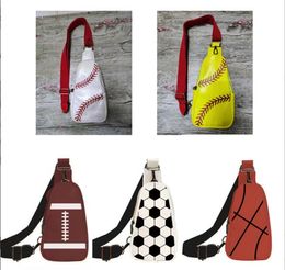 outdoor new baseball stitching bags baseball bling bag mesh handle Shoulder Bag stitched print Tote HandBag Canvas Sport Travel Beach