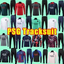 MBAPPE HAKIMI soccer Tracksuits Messis 22 23 Maillots de football 2022 2023 MARQUINHOS VERRATTI psGs men shirt uniform Fabian Sanches Long sleeve Training sets